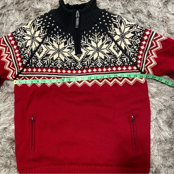 Ice Wear 100% worsted wool polyester lined Nordic style sweater. Size M. Used. - Picture 7 of 16